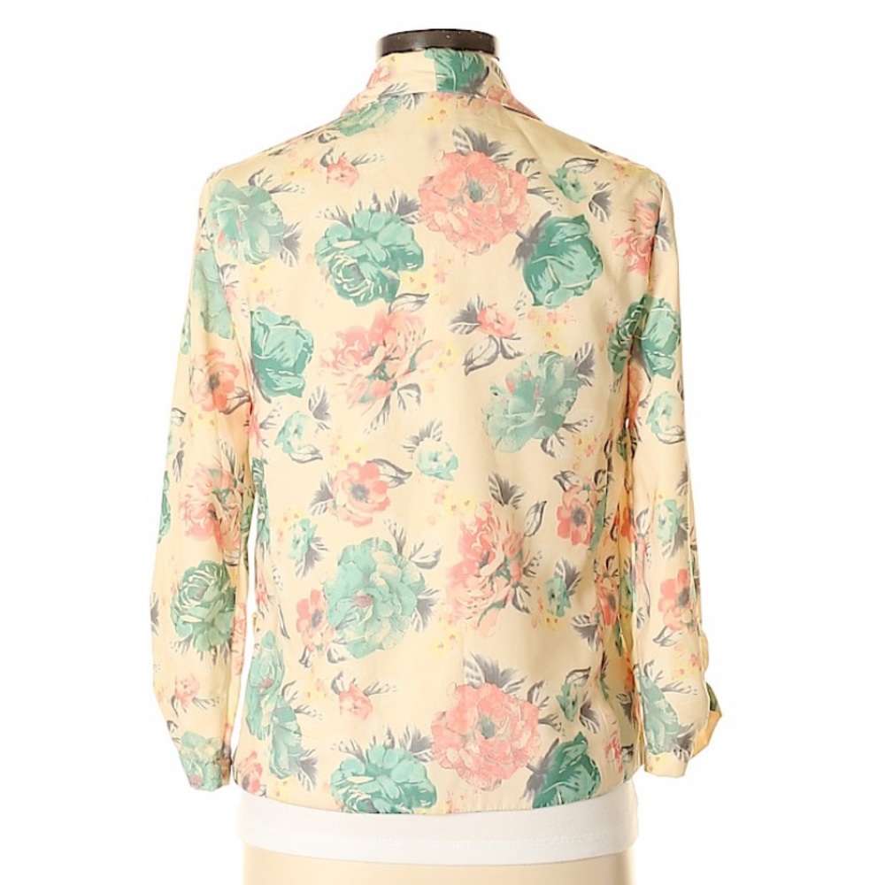 Lightweight Floral Blazer - Picture 2 of 3